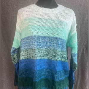 Vince Camuto Ombré Striped Sweater